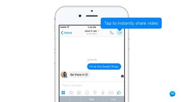 Los vídeos instantáneos llegan a Facebook Messenger para “video chatear” con tus amigos