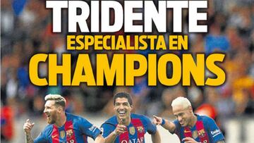 Portada del Sport del 18 de octubre de 2016.