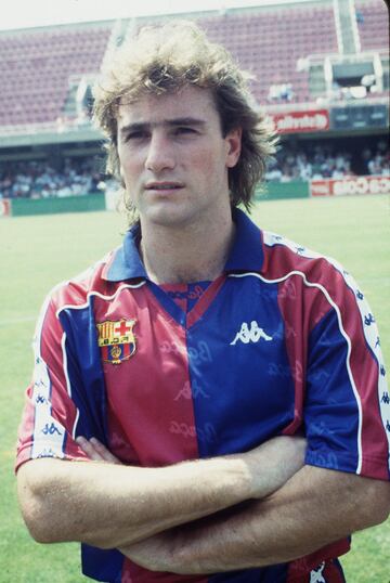 Defendió los colores del Barcelona desde 1991 a 1994