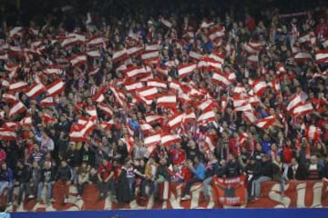 Las imágenes del Atlético-Milán