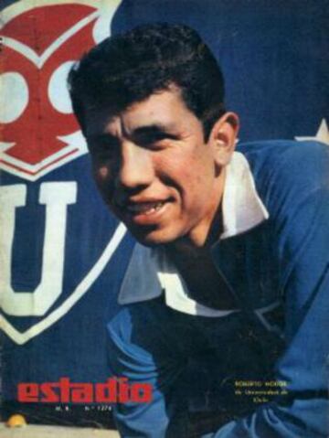 ROBERTO HOGDE RIVERA: El 'Negro' Rivera formó parte del plantel de la U que llegó a semifinales de la Copa Libertadores el año 1970. Con los azules, jugó 28 partidos en el certamen continental, y anotó 4 goles.