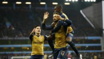 El Arsenal se pone líder tras vencer al Aston Villa a domicilio