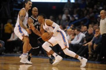 Russell Westbrook y Jarrett Jack.