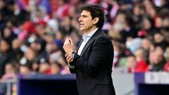 Aitor Karanka, durante el Atl&eacute;tico de Madrid - Granada.