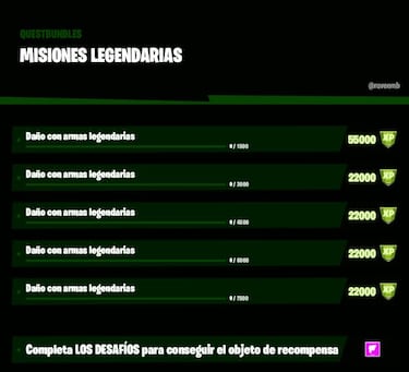 Fortnite Temporada 5: misiones filtradas Semana 2