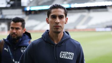 Erick Aguirre of Monterrey during the semifinals first leg match between Columbus Crew and Monterrey as part of the CONCACAF Champions Cup 2024, at Lower.com Field Stadium on April 24, 2024 in Mexico City, Mexico.