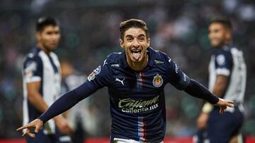during the game Monterrey vs Guadalajara, corresponding to the 12th round match of the Torneo Guard1anes Clausura 2021 of the Liga BBVA MX, at BBVA Bancomer Stadium, on April 21, 2021. <br><br> durante el partido Monterrey vs Guadalajara,