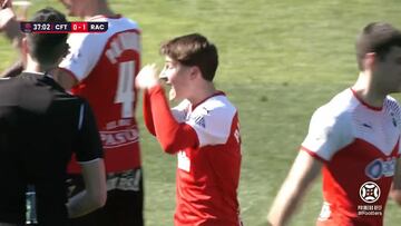 La celebración de Pablo Torre de su golazo que deja claro los valores del nuevo fichaje culé