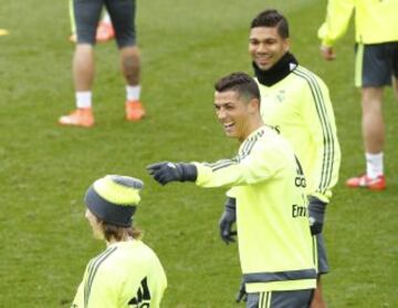 Danilo y Cristiano Ronaldo.