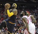 LeBron falla dos tiros libres y Harden reina en Houston