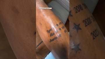 Julián Quiñones ya se tatuó la 14 del América
