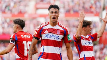 07-09 Granada CF-RC Deportivo correspondiente a la jornada 4 de la Liga Hypermotion (Segunda División) disputado en el Estadio Nuevo los Carmenes. En la imagen Reinier (Granada CF) celebra el 1-0