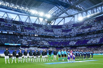 Formación de los equipos del Real Madrid y Manchester City.