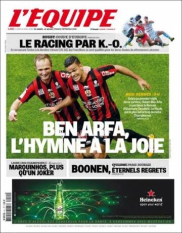 Portadas de la prensa mundial