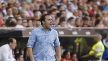 Sergio Gonz&aacute;lez, t&eacute;cnico del Espanyol.