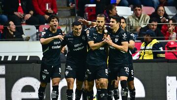 Sergio Canales celebrate this goal 1-1 of Monterrey during the 2nd round match between Toluca and Monterrey as part of the Liga BBVA MX, Torneo Clausura 2025 at Nemesio Diez Stadium on January 18, 2025 in Toluca, Mexico.
