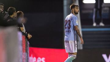 Brais, durante el último partido en Balaídos ante el Getafe.