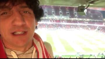Jero García en el Wanda Metropolitano