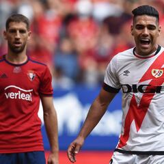 Con Falcao de titular, el Rayo cae ante el Osasuna
