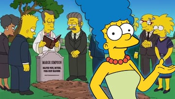 los simpson marge muerte funeral