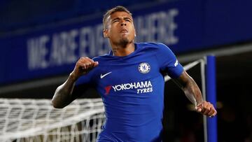 Kenedy con el Chelsea. 