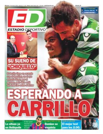 Portadas de la prensa mundial