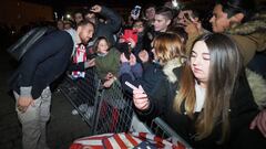 Oblak en la llegada del Atl&eacute;tico a Valladolid. 