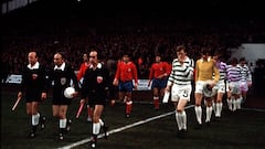 El Atlético de Madrid jugó el 10 abril de 1974 el partido de ida de la semifinal de la Copa de Europa en el Celtic Park de Glasgow. 