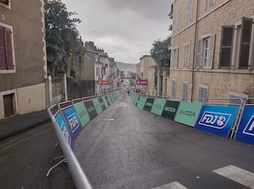 Rampa final que las ciclistas debern subir en la crono final del Tour de Francia Femmes avec Zwift.