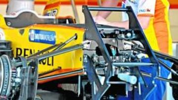 <b>CASI SIN PEGATINAS. </b>El R29 correrá en Singapur casi limpio.