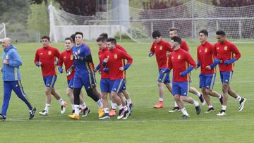 28/04/16 ENTRENAMIENTO SELECCION ESPA&Atilde;OLA SUB17 SUB 17