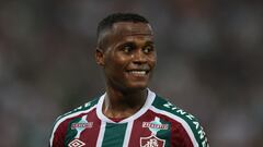 Soccer Football - Brasileiro Championship - Fluminense v Fortaleza - Maracana, Rio de Janeiro, Brazil  - September 10, 2022 Fluminense's Jhon Arias during the match REUTERS/Sergio Moraes