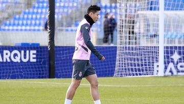 Wu Lei, este viernes.