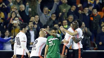 Herrerín no para al Valencia y Mangala confirma la reacción