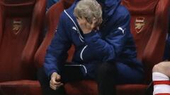 La expresi&oacute;n de Wenger resume el mal partido realizado por Arsenal