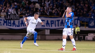 Partido de Liga BetPlay entre Chicó y Millonarios.