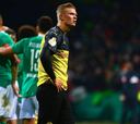 Haaland no falla, el Dortmund sí
