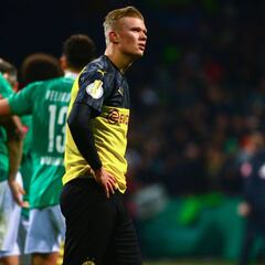 Haaland no falla, el Dortmund sí