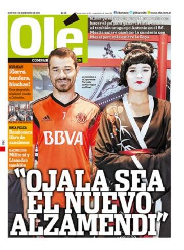 Portadas de la prensa mundial