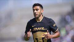  Eduardo Salvio of Pumas during the game Pumas UNAM vs Leon, corresponding to Round 3 of the Torneo Clausura 2023 of the Liga BBVA MX, at Olimpico Universitario Stadium, on January 22, 2023.

<br><br>

Eduardo Salvio de Pumas durante el partido Pumas UNAM vs Leon, Correspondiente a la Jornada 03 del Torneo Clausura 2023 de la Liga BBVA MX, en el Estadio Olimpico Universitario, el 22 de Enero de 2023.