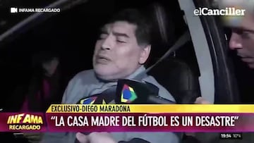 Otra polémica de Maradona: al volante en estado inconveniente
