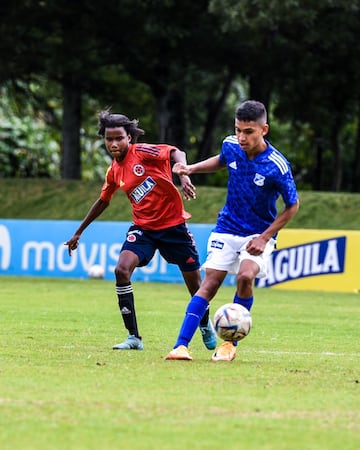 Amistoso Selección Colombia Femenina Sub 20 ante Millonarios Sub 16 masculino.