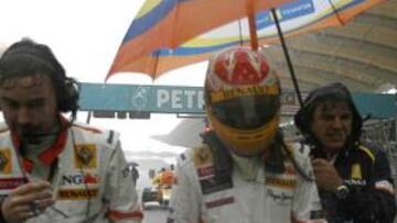 La lluvia está condicionando la primera sesión de entrenamientos libres del Gran Premio de Bélgica de F1.