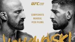Cartel del UFC 298: Alexander Volkanovski vs Ilia Topuria.