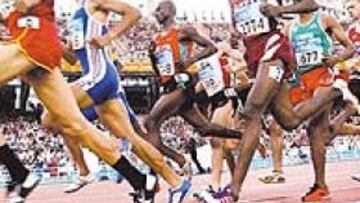 <b>EN CABEZA. </b>El barcelonés Reyes Estévez manda en una de las series clasificatorias, en las que se impuso dando una magnífica impresión. Hoy puede ser su gran día.