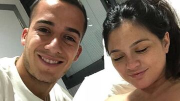 Lucas V&aacute;zquez da la bienvenida en Instagram a su hijo Lucas.