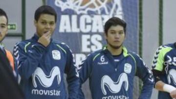 Álex y Daniel, en la convocatoria del Inter.