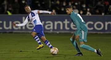 Fede Valverde en el partido de Copa ante el Alcoyano.