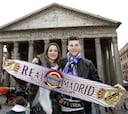 Las 'tropas' madridistas invaden Roma