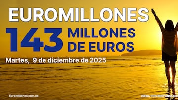 Euromillones: comprobar los resultados del sorteo de hoy, martes 9 de diciembre